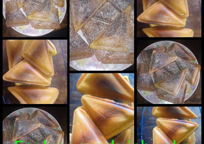 Recipe of Quick Eggless sandwich cake with toaster