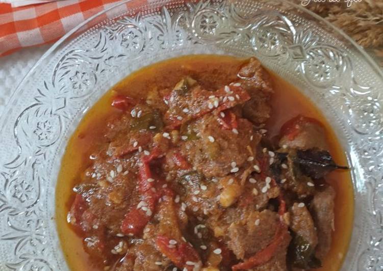 Cara Memasak Daging Rica Paprica, Lezat