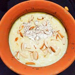 A picture of Zafrani Kheer.