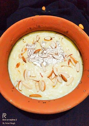 A picture of Zafrani Kheer.