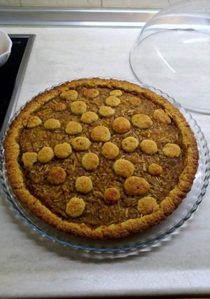 Φωτογραφία της συνταγής Τάρτα μήλου 🍎🥧☕!!!