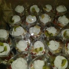 A picture of Kiwi Pineapple Yoghurt Parfaits.