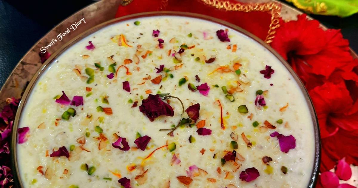 Rice kheer Recipe by Swati Keshri 👩‍🍳 Cookpad