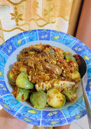 Foto resep Sambel terong ikan salem