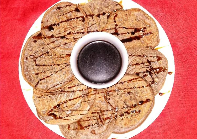 Steps to Make Quick Chocolate pancake