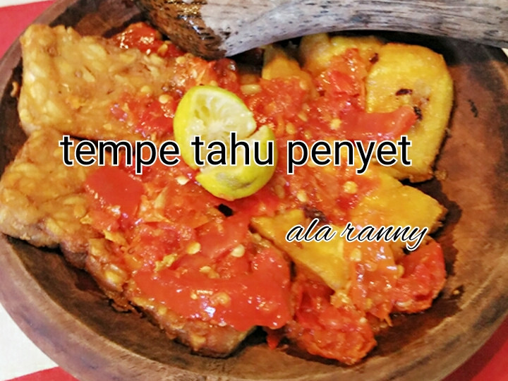 Anti Ribet, Memasak Tempe tahu penyet Yang Sederhana