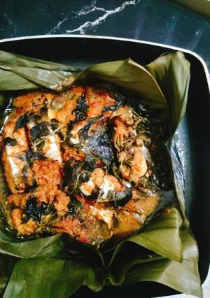 Foto resep Pepes ikan patin