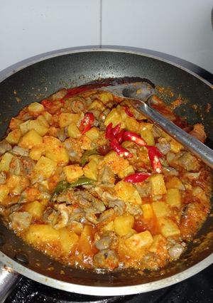 Foto resep Sambel kentang ati ampela