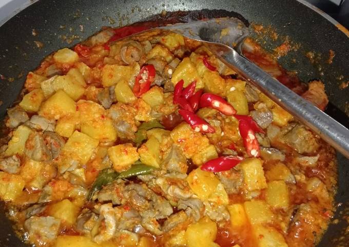 Sambel kentang ati ampela