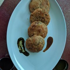 Matar kachori A picture of Matar kachori.