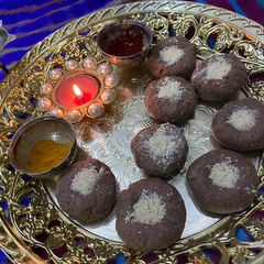 A picture of Chocolate Peda.