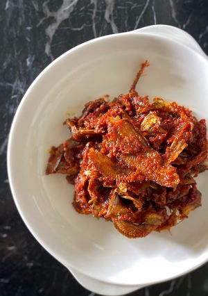 Foto resep Ikan Asin Balado