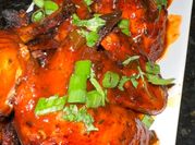 A picture of garnish for chicken wings