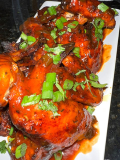 A picture of Pineapple Jerk Wings.