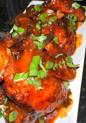 A picture of Pineapple Jerk Wings.