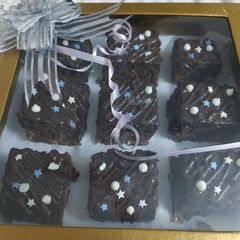 A picture of Double Chocolate brownies.