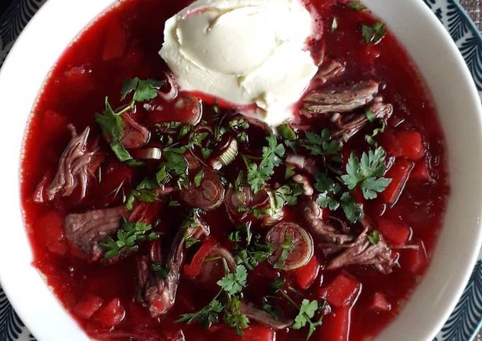 How to Make Super Quick Homemade Patagonian Lamb Borsch Soup