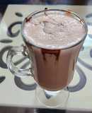 Hershey's chocolate and cocoa milk shake