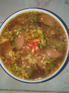 Foto resep Gongso Kuah Sosis Telur