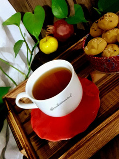 عکسی از دستور چای سبز میوه ای