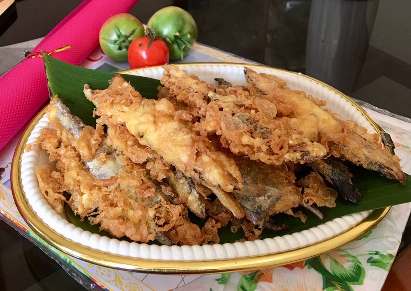 Pindang tongkol goreng telor kriwil