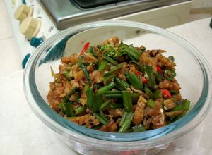 Foto resep 224. Oseng Tempe Blalo (Bunga Bawang)
