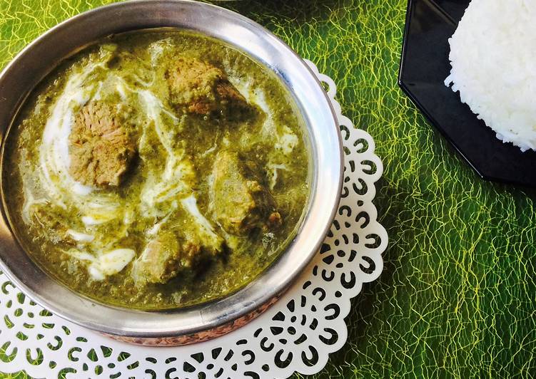 Easiest Way to Prepare Perfect Lamb Saagwala