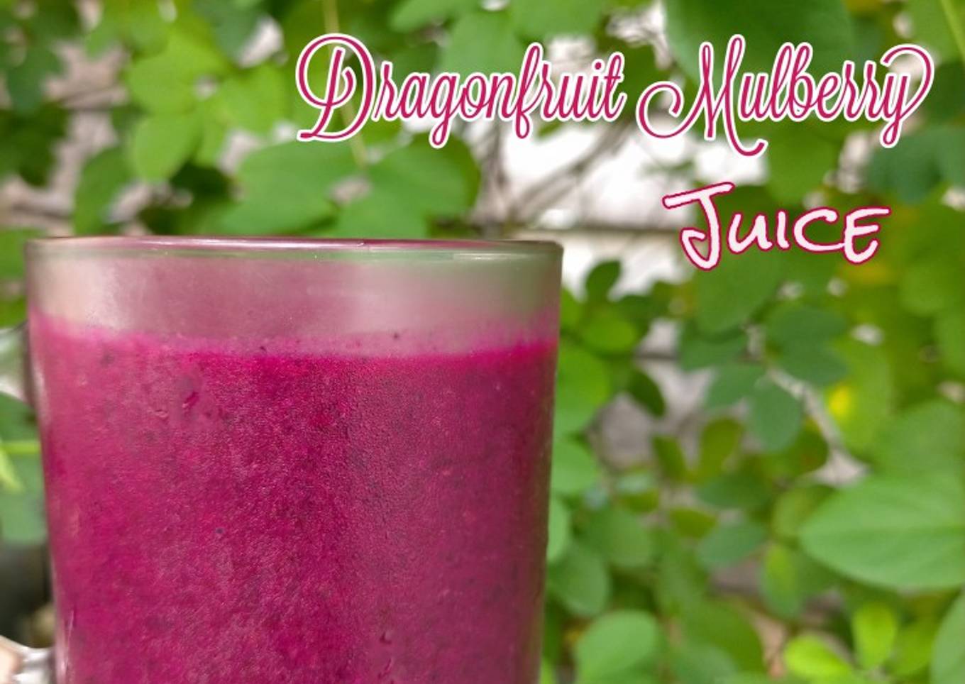 Dragonfruit Mulberry Juice