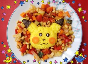 Una foto de Pikachu con poroto