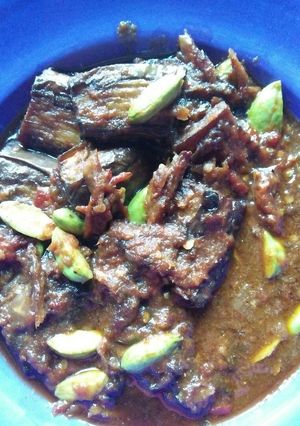 Foto resep Sambal klotok dan terong