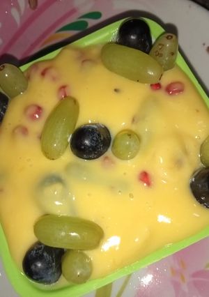 ফ্রূট ক্রিম কাস্টার্ড (fruit cream custard recipe in bengali) রেসিপির প্রধান ছবি