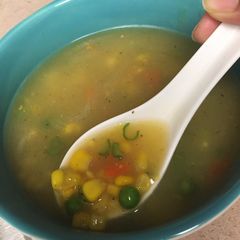 A picture of Sweet Corn Soup#mycookbook.