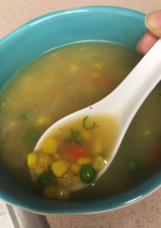 A picture of Sweet Corn Soup#mycookbook.