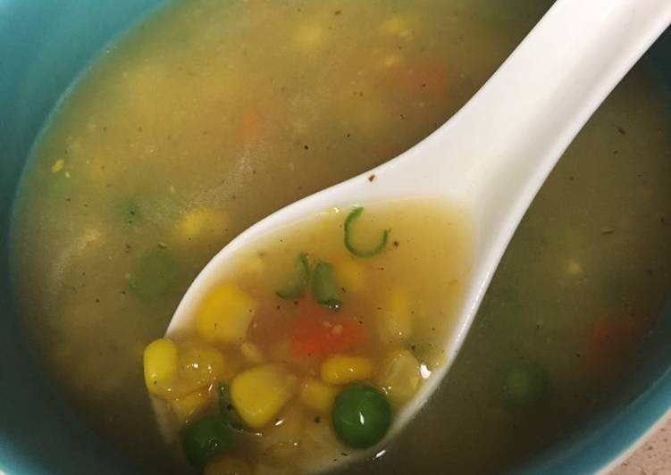 Teach Your Children To Sweet Corn Soup #mycookbook