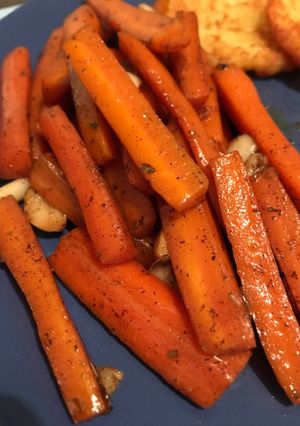 A picture of Carots al Marsala - side dish.