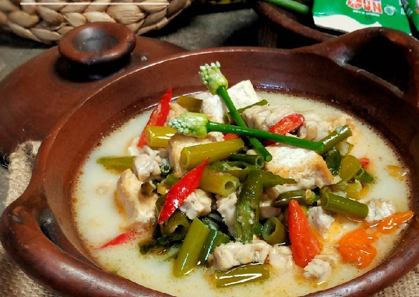 Sayur Santan Menjos Tahu Tempe