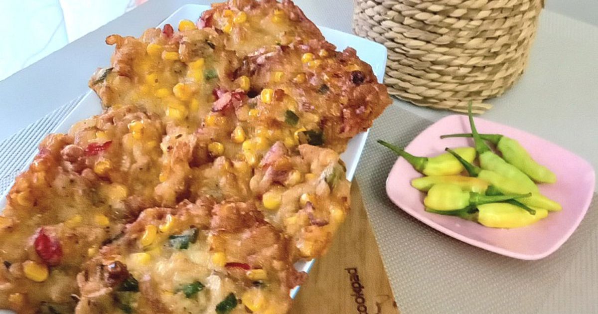 Bakwan Jagung Udang Rebon