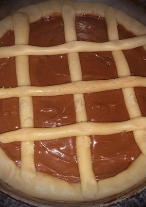 Una foto de Pasta frola de dulce de leche