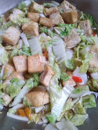 Cara Gampang Menyiapkan Resep Sawi putih tahu bumbu tumis yang  Bikin Ketagihan Anti Ribet, Mantap