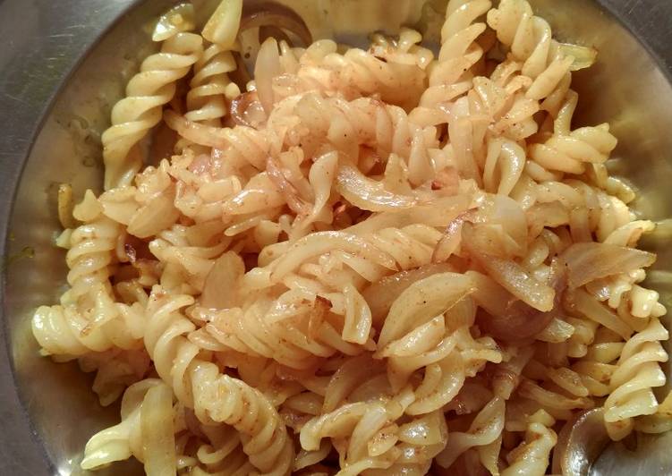 Recipe of Homemade Onion pasta