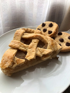 Una foto de Kuchen de manzana canela
