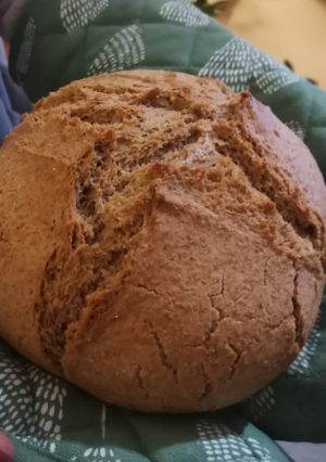 Una foto de Pan de espelta integral sin levado