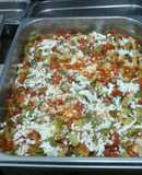Calabacitas a la mexicana con queso