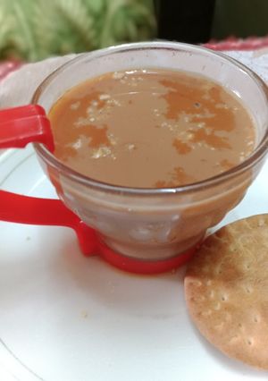 বাদাম দিয়ে দুধ চা (badam diye doodh chaa recipe in Bengali) রেসিপির প্রধান ছবি