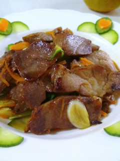 洋蔥炒叉燒肉 的食譜成品照片