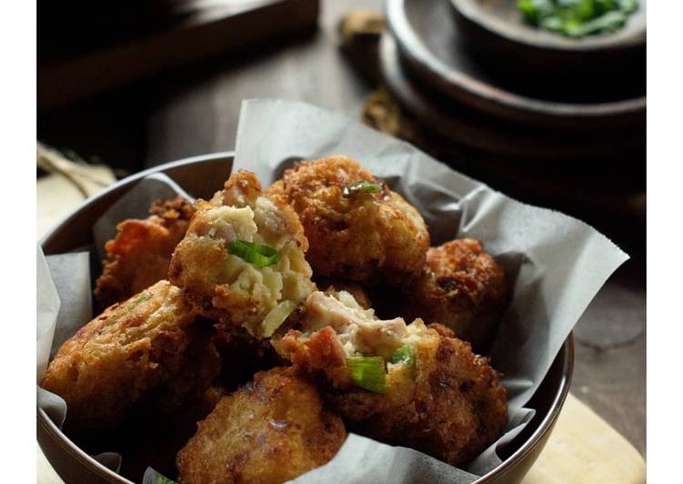 Soes Sosis Keju Goreng Lowcarb