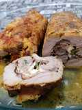 Solomillo relleno al roquefort