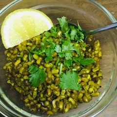 A picture of Usal (Sprouted beans).