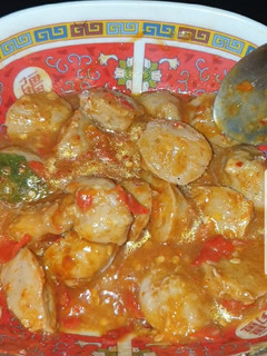 Foto resep Bakso pentol kuah pedas