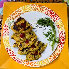 A picture of Besan bite.